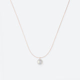 COLLIER "BULLE" UNE PERLE (2 TAILLES) - La Môme Bijou - bulle collier DMB23 DMB24 INCONTOURNABLE Necklace necklaces NEW Nulls.Net-Hidden Palladium plaqué or rose rose gold plated