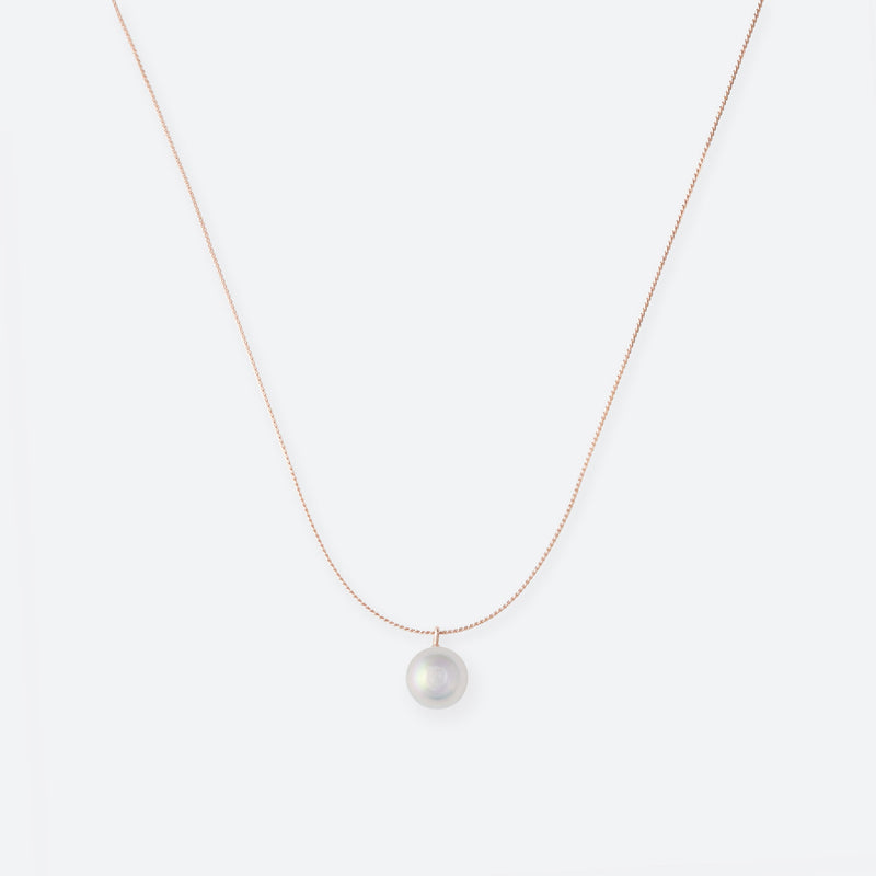 COLLIER "BULLE" UNE PERLE (2 TAILLES) - La Môme Bijou - bulle collier DMB23 DMB24 INCONTOURNABLE Necklace necklaces NEW Nulls.Net-Hidden Palladium plaqué or rose rose gold plated