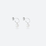 *NEW* CRÉOLES PERLE (MINI) - La Môme Bijou - boucle d'oreille boucles d'oreilles bulle creole DMB24 earring earrings hoop hoops Palladium plaqué or rose rose gold plated
