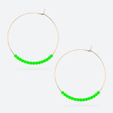 MAXI CRÉOLES NEON CRUSH - La Môme Bijou - boucle d'oreille boucles d'oreilles Créole earring earrings gold plated hoop maxi créoles NEON Nulls.Net-Hidden plaqué or