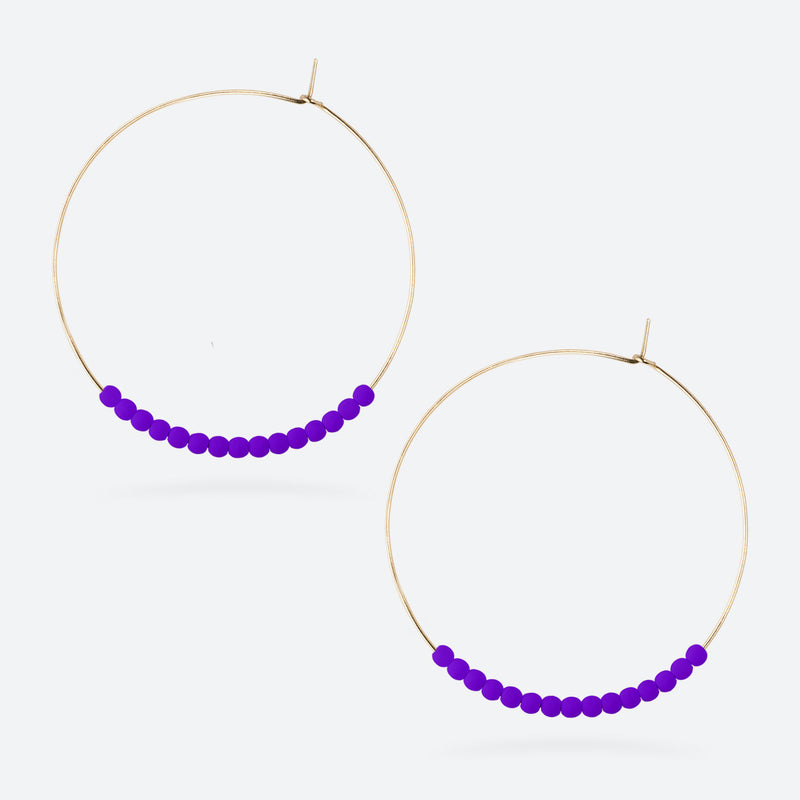 MAXI CRÉOLES NEON CRUSH - La Môme Bijou - boucle d'oreille boucles d'oreilles Créole earring earrings gold plated hoop maxi créoles NEON Nulls.Net-Hidden plaqué or