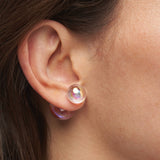 BOUCLE D'OREILLE MONO "2 BULLES" - La Môme Bijou - boucle d'oreille bulle DMB24 earring earrings Nulls.Net-Hidden perle puces d'oreille studs
