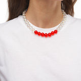 COLLIER BUBBLE TEA - La Môme Bijou - BT24 BUBBLE TEA collier Necklace necklaces PRIDE STACK XMAS23
