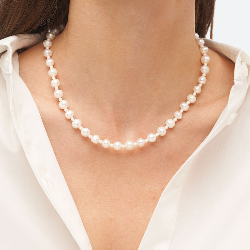 COLLIER EN PERLES - La Môme Bijou - collier Necklace perle PRIDE STACK SUNSET