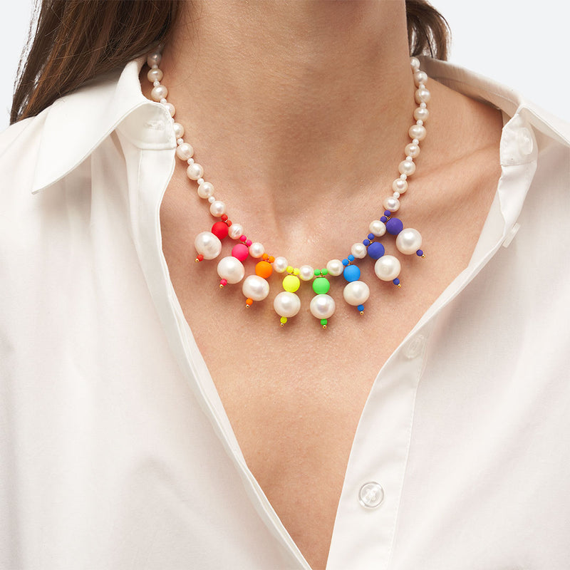 COLLIER EN PERLES "ZENITH" - La Môme Bijou - collier Necklace SUNSET