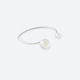 *NEW* JONC 2 PERLES (MINI) - La Môme Bijou - bangle bracelet bulle DMB24 Jonc plaqué or rose rose gold plated