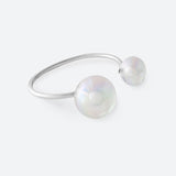 *NEW* JONC 2 PERLES (MAXI) - La Môme Bijou - bangle bracelet bulle DMB24 Jonc plaqué or rose rose gold plated