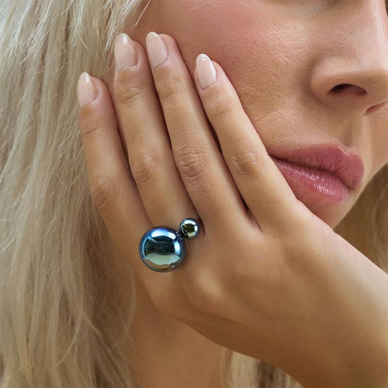 BAGUE BULLE DE NUIT "DUO" (2 MODÈLES)