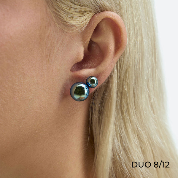 BOUCLES D'OREILLES BULLE DE NUIT "DUO" (2 MODÈLES)
