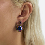 BOUCLES D'OREILLES BULLE DE NUIT "TOI & MOI" (2 MODÈLES)