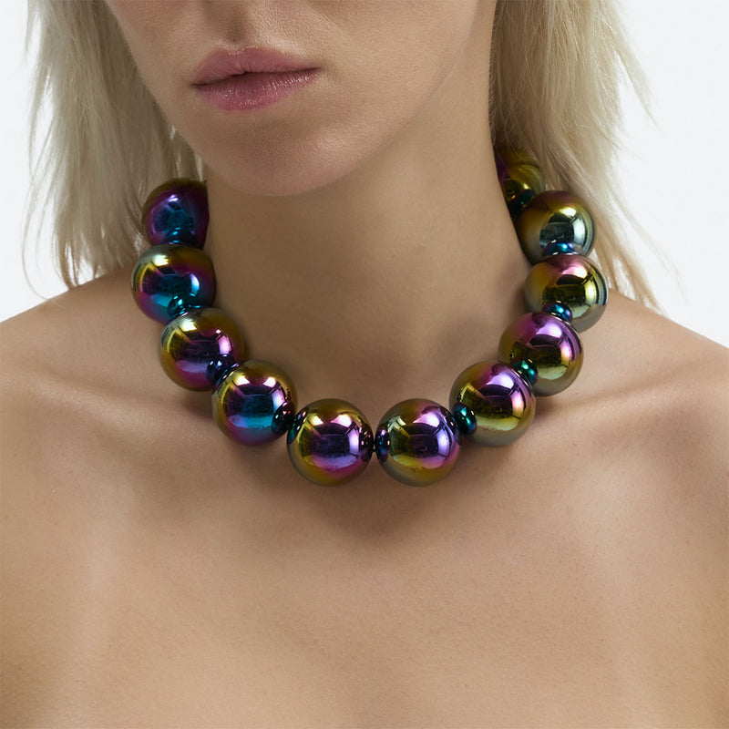 COLLIER BULLE DE NUIT "10 PERLES"