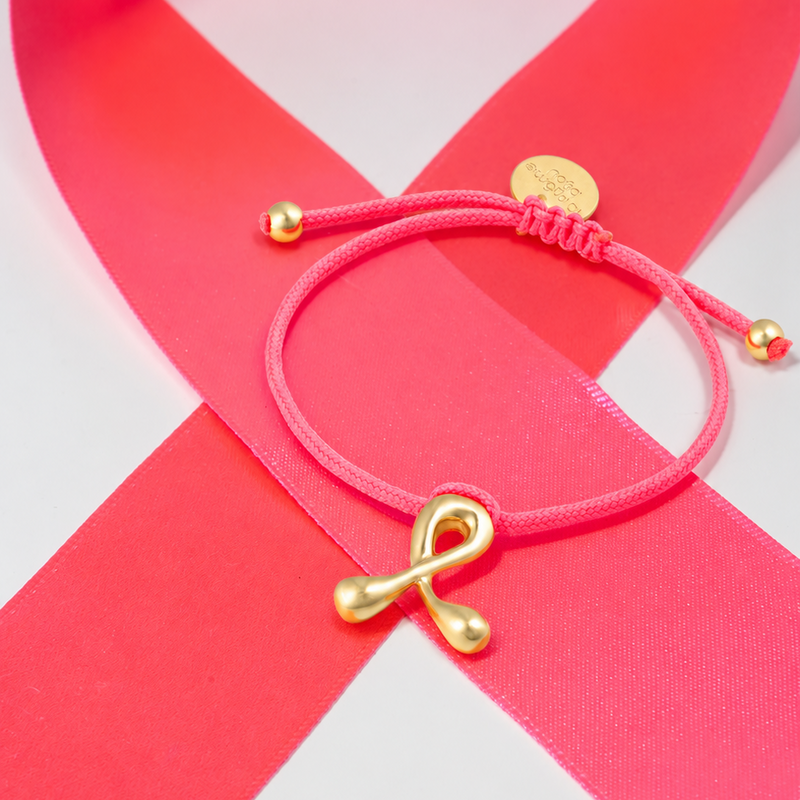 BRACELET RUBAN ROSE 2026 - La Môme Bijou - bracelet HEROSE sizable