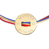 bracelet WONDER WOMAN ou SUPERMAN - La Môme Bijou - argent 925 bracelet FÊTE DES PÈRES gold plated plaqué or responsable sizable