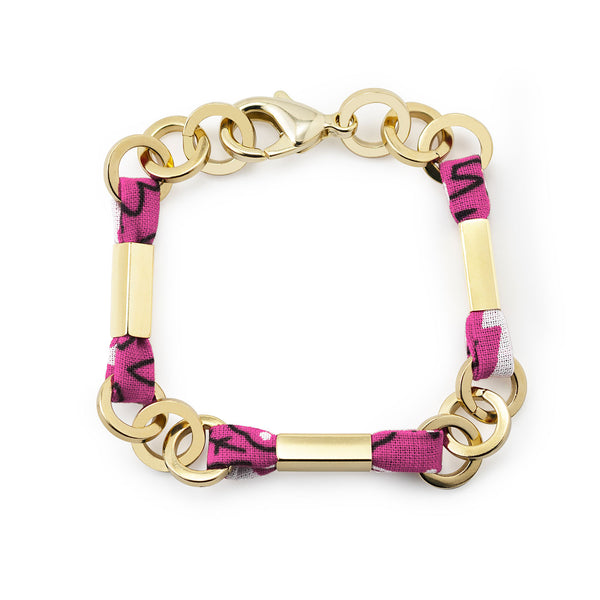 BRACELET ARC-EN-CHAINE - BANDANA - La Môme Bijou - arc-en-chaine BF2023 SOLDE