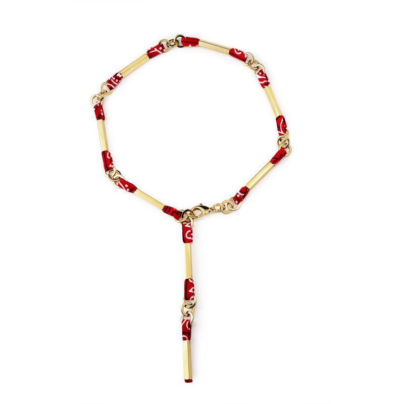 COLLIER ARC-EN-CHAINE - BANDANA - La Môme Bijou - arc-en-chaine collier gold plated Necklace necklaces Nulls.Net-Hidden Palladium plaqué or PRIDE