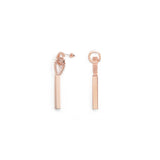 BOUCLES D'OREILLES COURTES TOUT MÉTAL - La Môme Bijou - arc-en-chaine argent 925 boucle d'oreille boucles d'oreilles earring earrings gold plated NEW Nulls.Net-Hidden Palladium plaqué or plaqué or rose SOLDE