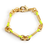 BRACELET "ARC-EN-CHAINE" - La Môme Bijou - arc-en-chaine bracelet bracelets gold plated Nulls.Net-Hidden plaqué or SOLDE