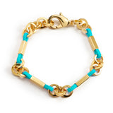BRACELET "ARC-EN-CHAINE" - La Môme Bijou - arc-en-chaine bracelet bracelets gold plated Nulls.Net-Hidden plaqué or SOLDE