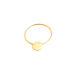 bague en or 18 carats avec une médaille personnalisable - La Môme Bijou - 18k gold customify customizable Nulls.Net-Hidden ring SAINT VALENTIN