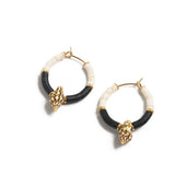 mini créoles avec coquillages et sequins - La Môme Bijou - boucles d'oreilles earrings mini créoles mini hoops SIARGAO SOLDE