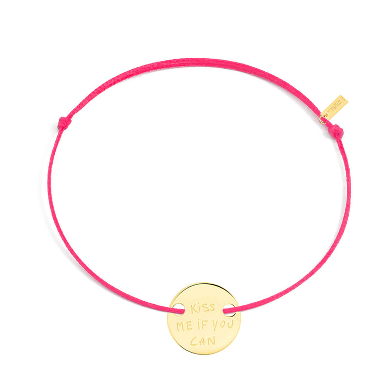 Bracelet "KISS ME IF YOU CAN" - La Môme Bijou - bracelets Gold Plated INCONTOURNABLE Silver Gold Plated vermeil