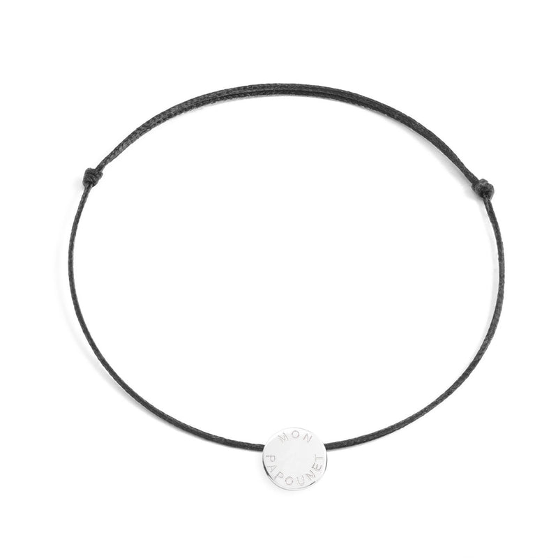 BRACELET MON PAPOUNET - La Môme Bijou - argent 925 bracelet bracelets FÊTE DES PÈRES Gold Plated plaqué or Silver 925 sizable