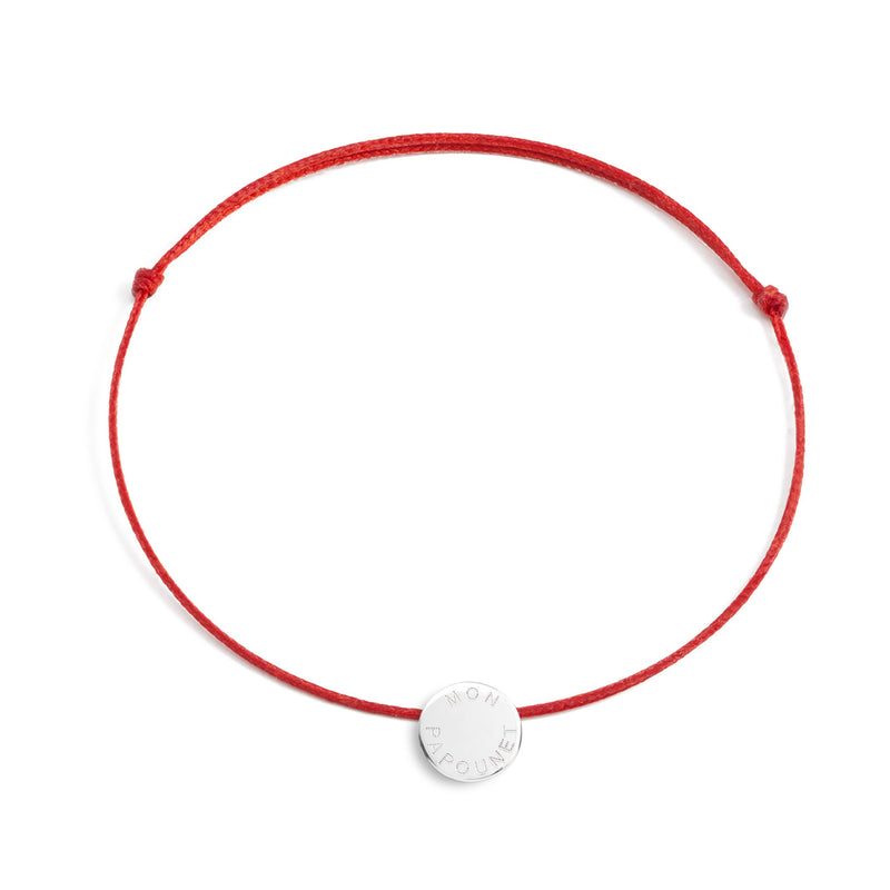 BRACELET MON PAPOUNET - La Môme Bijou - argent 925 bracelet bracelets FÊTE DES PÈRES Gold Plated plaqué or Silver 925 sizable