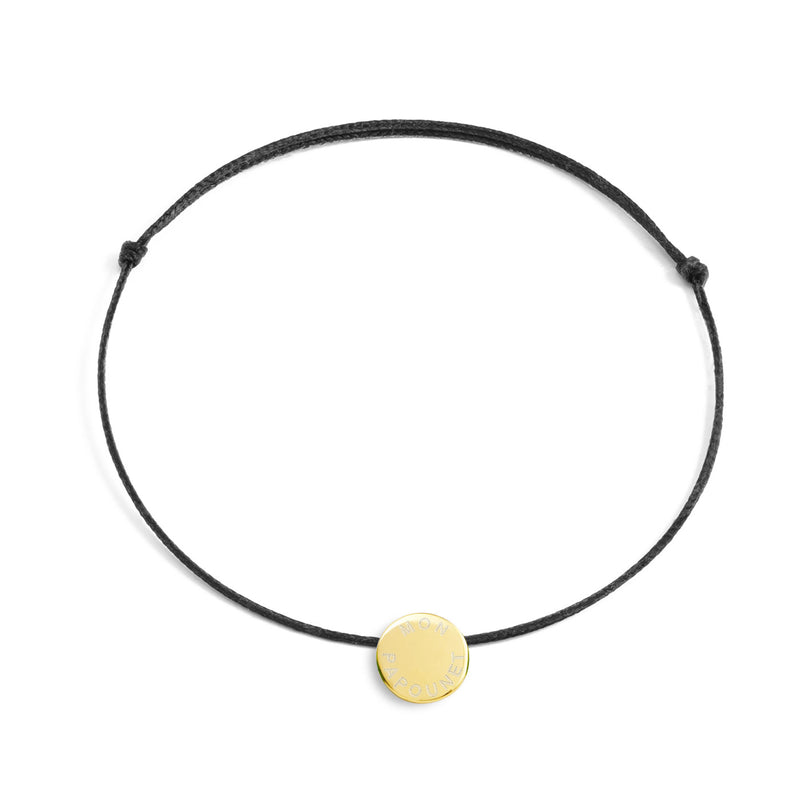 BRACELET MON PAPOUNET - La Môme Bijou - argent 925 bracelet bracelets FÊTE DES PÈRES Gold Plated plaqué or Silver 925 sizable