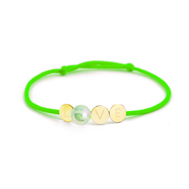 BRACELET BULLE D'AMOUR "LOVE" - La Môme Bijou - argent 925 bracelet gold plated plaqué or Silver 925 sizable SOLDE