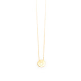 Collier en or 18 carats avec 1 médaille personnalisable - La Môme Bijou - 18k gold COLPERSO customify customizable necklace SAINT VALENTIN