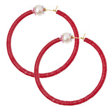 grandes créoles FLOWER GLITTER - La Môme Bijou - boucle d'oreille boucles d'oreilles creole earring earrings Nulls.Net-Hidden OUTLET SOLDE
