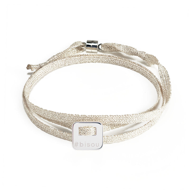 BRACELET INSTAGRIGRI "RUBAN" - ARGENT 925 - La Môme Bijou - argent 925 bracelet SAINT VALENTIN Silver 925 sizable