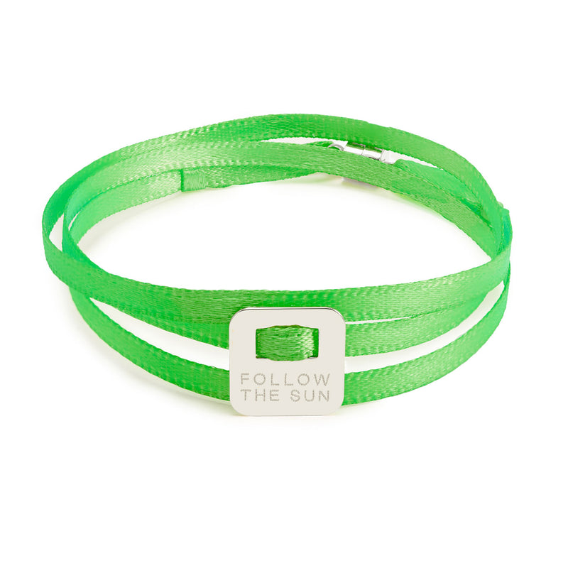 BRACELET INSTAGRIGRI "RUBAN FLUO" - ARGENT 925 - La Môme Bijou - argent 925 bracelet Silver 925 sizable