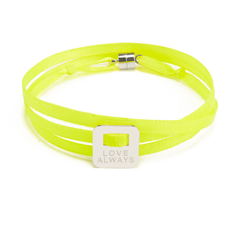 BRACELET INSTAGRIGRI "RUBAN FLUO" - ARGENT 925 - La Môme Bijou - argent 925 bracelet Silver 925 sizable