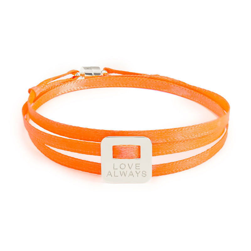 BRACELET INSTAGRIGRI "RUBAN FLUO" - ARGENT 925 - La Môme Bijou - argent 925 bracelet Silver 925 sizable