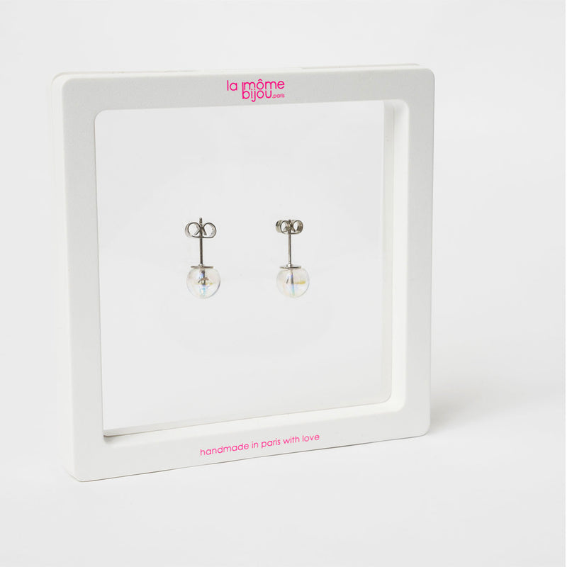 *NEW* PUCES D'OREILLES (4 tailles) - La Môme Bijou - boucle d'oreille bulle earrings Nulls.Net-Hidden puces d'oreille studs