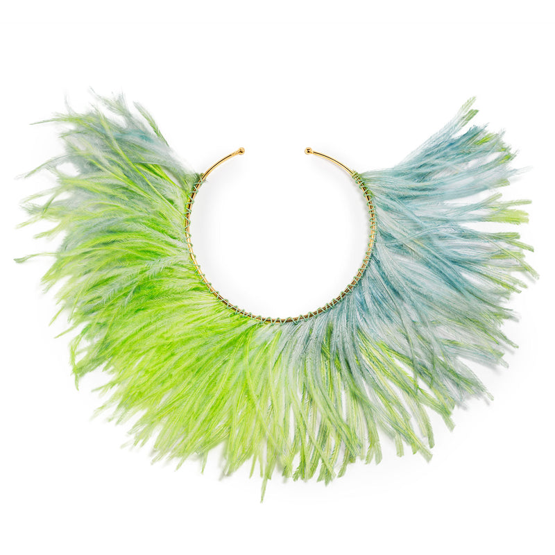 Sautoir pour femme avec bois et plume - Bijoux Privés Sautoir pour femme avec bois et plume - Bijoux Privés
