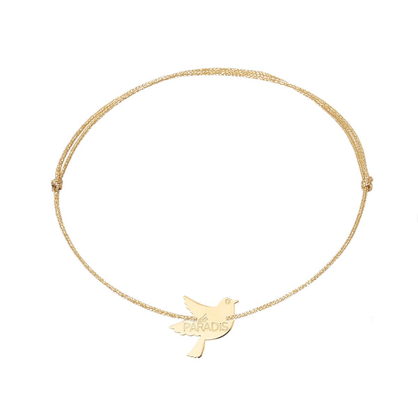 bracelet "oiseau de paradis" - La Môme Bijou - argent 925 bracelet plaqué or plaqué or rose Silver 925 sizable