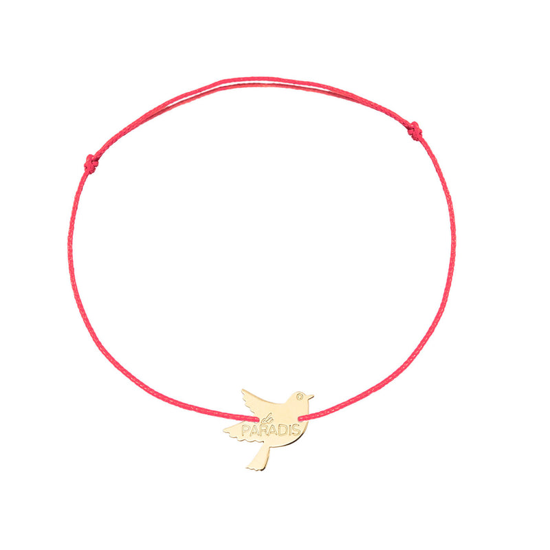 bracelet "oiseau de paradis" - La Môme Bijou - argent 925 bracelet plaqué or plaqué or rose Silver 925 sizable
