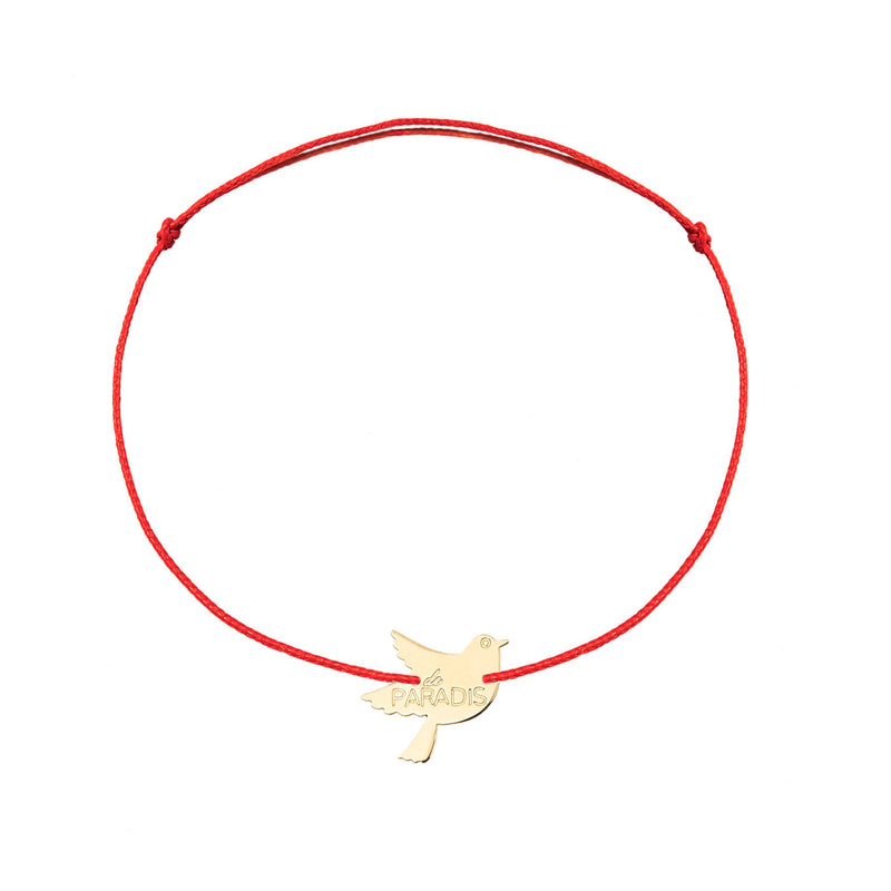 bracelet "oiseau de paradis" - La Môme Bijou - argent 925 bracelet plaqué or plaqué or rose Silver 925 sizable
