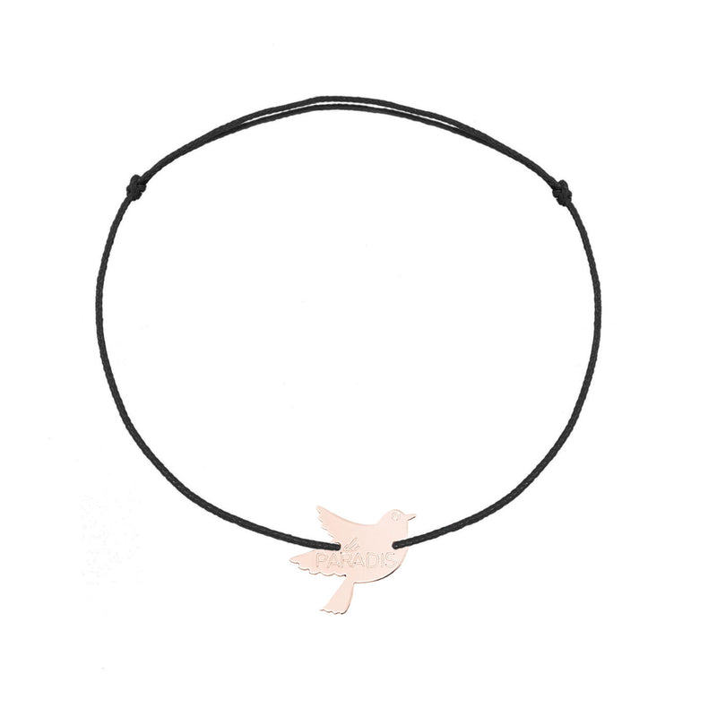 bracelet "oiseau de paradis" - La Môme Bijou - argent 925 bracelet plaqué or plaqué or rose Silver 925 sizable