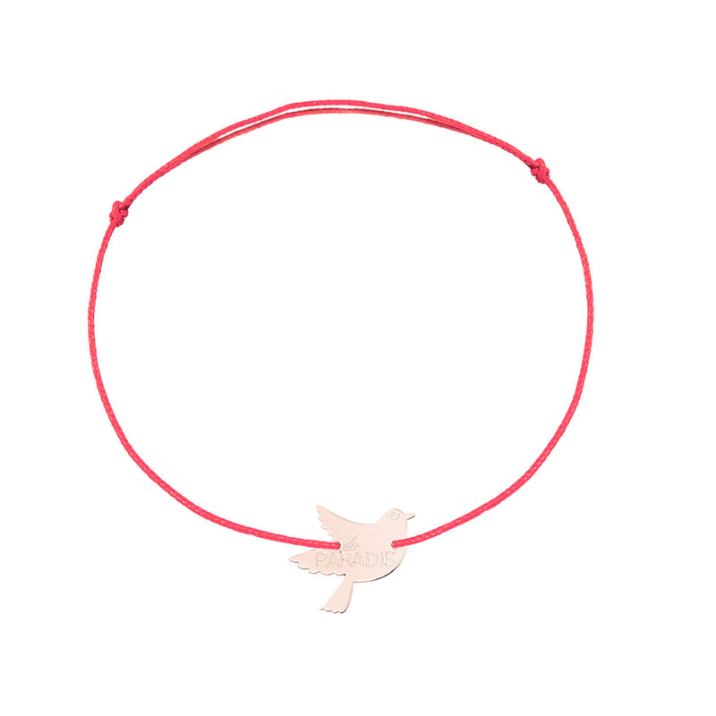 bracelet "oiseau de paradis" - La Môme Bijou - argent 925 bracelet plaqué or plaqué or rose Silver 925 sizable