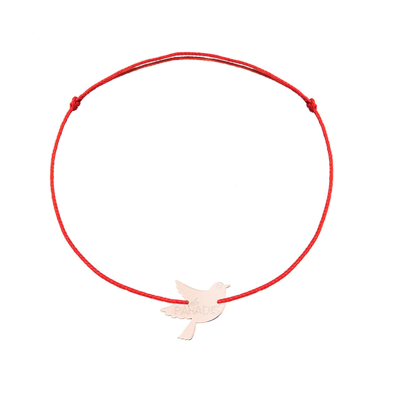 bracelet "oiseau de paradis" - La Môme Bijou - argent 925 bracelet plaqué or plaqué or rose Silver 925 sizable