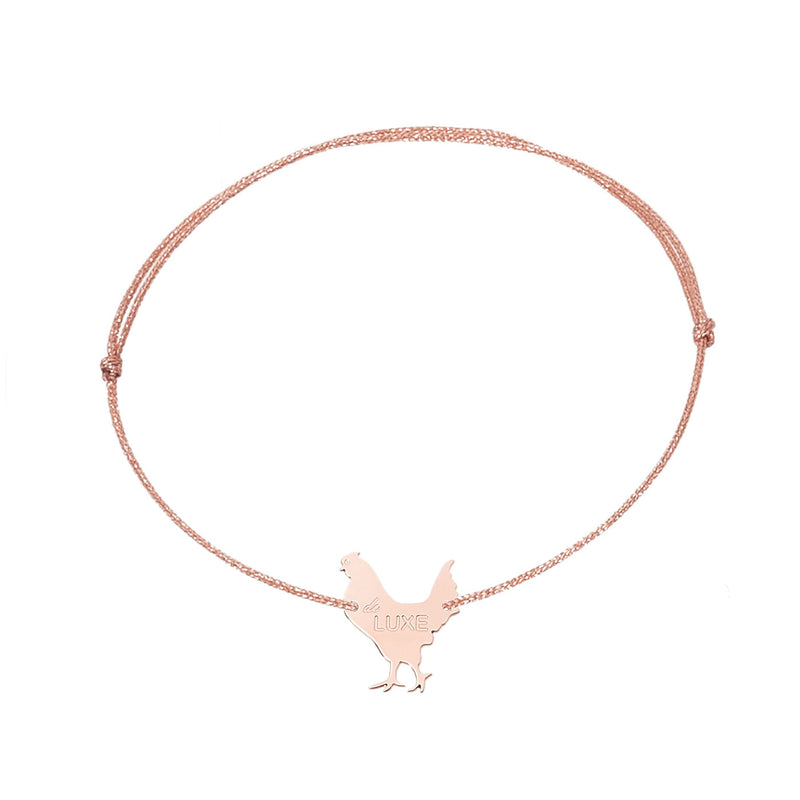 bracelet "poule de luxe" - La Môme Bijou - argent 925 bracelet bracelets Gold Plated mamanpoule plaqué or plaqué or rose rose gold plated Silver 925 sizable