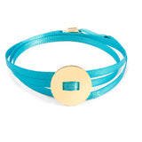 BRACELET INSTAGRIGRI "RUBAN FLUO" - MÉDAILLE RONDE - PERSONNALISABLE - La Môme Bijou - 15mm argent 925 bracelets customify customization Gold Plated personnalisable personnalisation plaqué or Silver 925 sizable