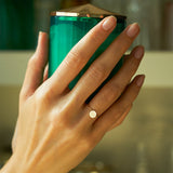 bague en or 18 carats avec une médaille personnalisable - La Môme Bijou - 18k gold customify customizable Nulls.Net-Hidden ring SAINT VALENTIN