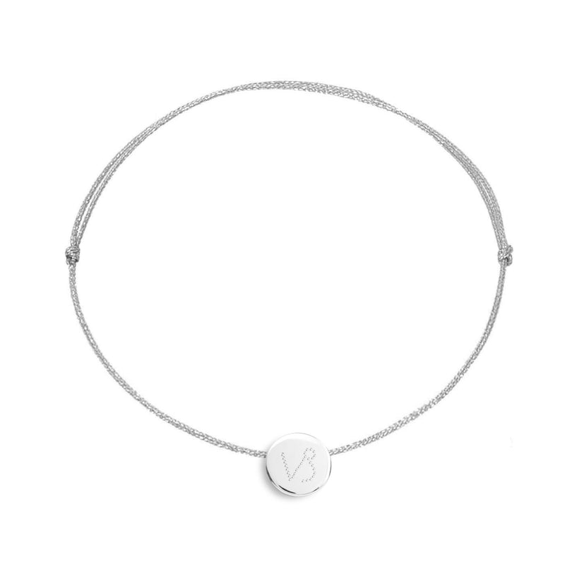 bracelet avec un signe du zodiaque sur une médaille en argent 925, plaqué or ou plaqué or rose - La Môme Bijou - 9mm argent 925 astrologique bracelet bracelets COULEUR Gold Plated METAL plaqué or plaqué or rose rose gold plated Silver 925 sizable ZODIAC zodiaque