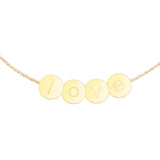 bracelet "love" en plaqué or - La Môme Bijou - bracelet gold plated plaqué or SAINT VALENTIN sizable