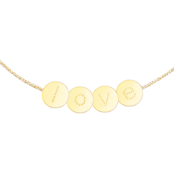 bracelet "love" en plaqué or - La Môme Bijou - bracelet gold plated plaqué or SAINT VALENTIN sizable