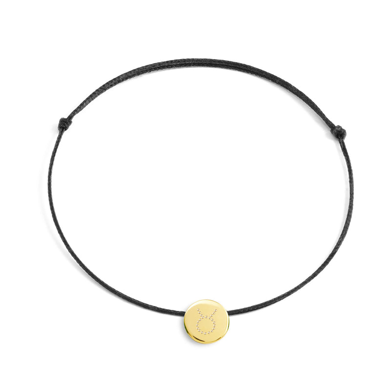bracelet avec un signe du zodiaque sur une médaille en argent 925, plaqué or ou plaqué or rose - La Môme Bijou - 9mm argent 925 astrologique bracelet bracelets COULEUR Gold Plated METAL plaqué or plaqué or rose rose gold plated Silver 925 sizable ZODIAC zodiaque